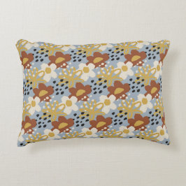 Organiska platta Blommigtar Prydnadskudde