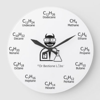 Organiskt kemiskt klocka - vitt