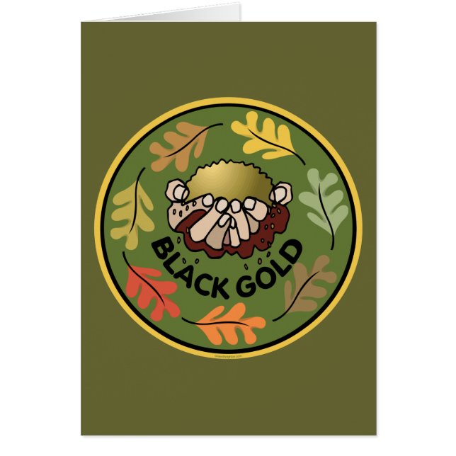 Organiskt  - kompost hälsningskort (Framsidan)