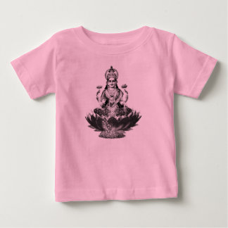 ORGANISKT T SHIRT-YOGA BABY GODDESS OF WEALTH TEE