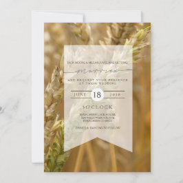 Organiskt vete | Bröllopsinbjudan Inbjudningar