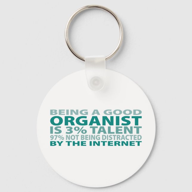 Organist 3 % Talent Nyckelring (Framsida)