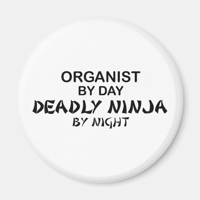 Organist Deadly Ninja by Night Magnet (Framsidan)