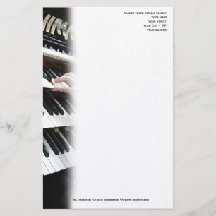 Organist eller kyrkmusiker brevpapper