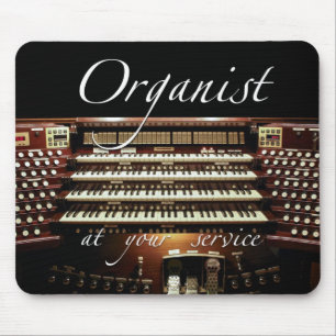 Organist på din tjänste- Mousepad Musmatta