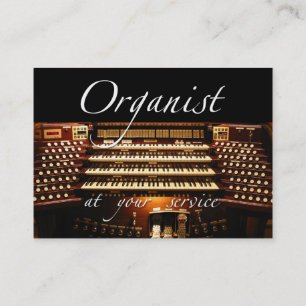 Organist på din tjänste- visitkort #4