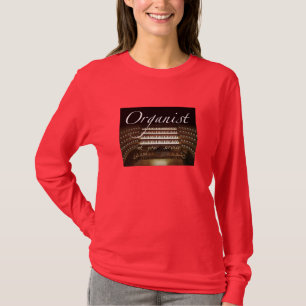 Organist till din tjänst damer tee shirt