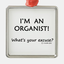 Organist Ursäkta Julgransprydnad Metall