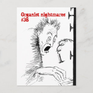 Organistmardrömmar nr 38 vykort