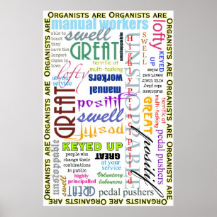 Organists är allt! affisch