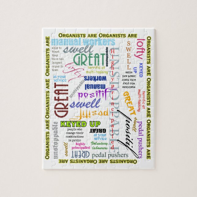 Organists är allt pussel (Vertikal)