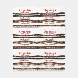 Organists are great blanket for cold concerts fleecefilt