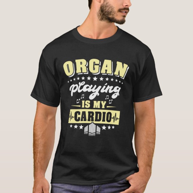 Organists Musician Church Organ Player Organist T Shirt (Framsida)