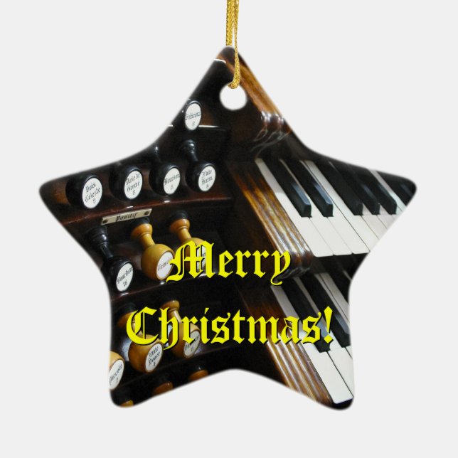 Organjulprydnad Julgransprydnad Keramik (Baksidan)