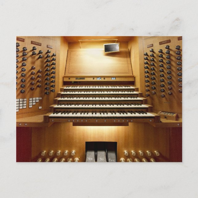 Organkonsol, Shanghai Vykort (Framsida)