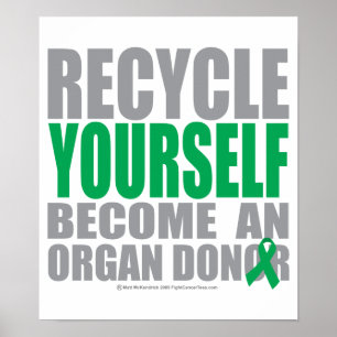 Organoljedosering för återvinna dig poster