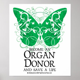 Organoljedoseringsfjäril Poster