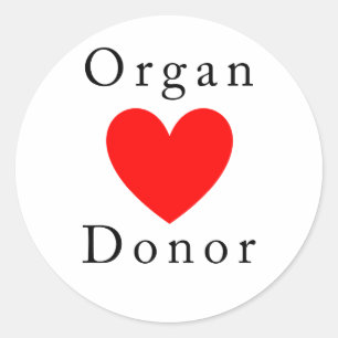 Organoljedoseringstshirt Runt Klistermärke