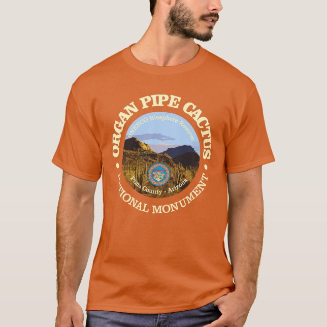 Organpipe Cactus (NM) T Shirt (Framsida)