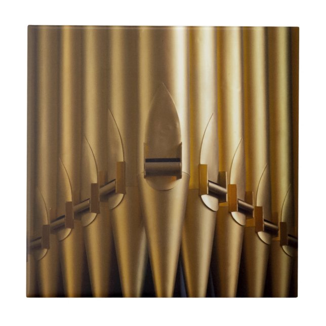 Organrör belägger med tegel eller trivet kakelplatta (Framsidan)