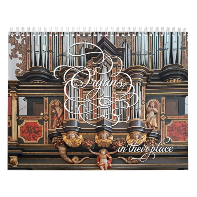 Organs in their place - horizontal calendar kalender (Omslag)