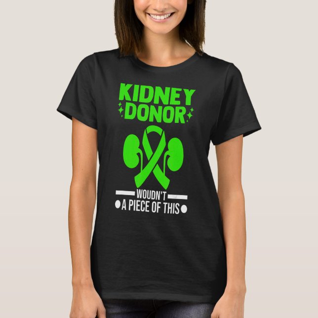 Organtransplantat Njurdonatorer T Shirt (Framsida)