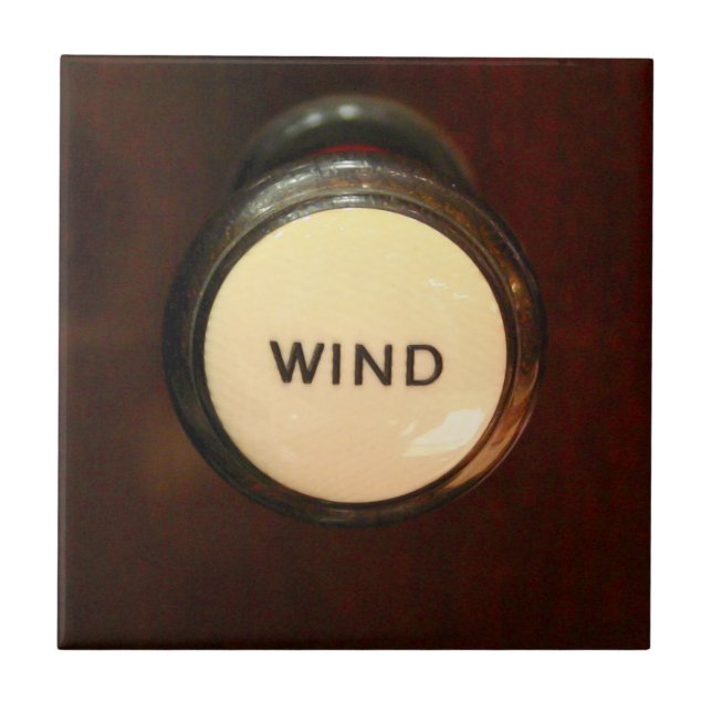 Organvindstoppet belägger med tegel eller trivet kakelplatta (Framsidan)