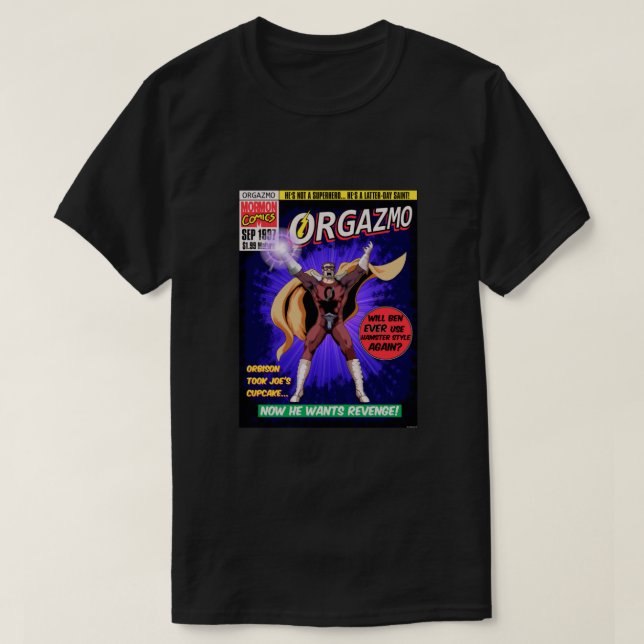 Orgazmo Borttappad Hans Cuptårta Classic T Shirt (Design framsida)