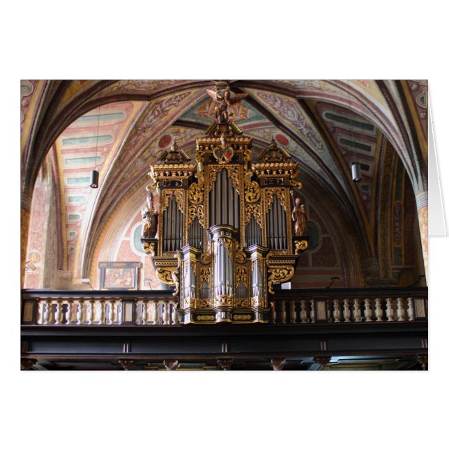 Orgel Pfarrkirche St.Wolfgang am Wolfgangsee Hälsningskort (Framsidan Horizontal)