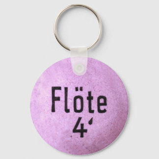 Orgelregister als Schlüssel Anhänger Nyckelring