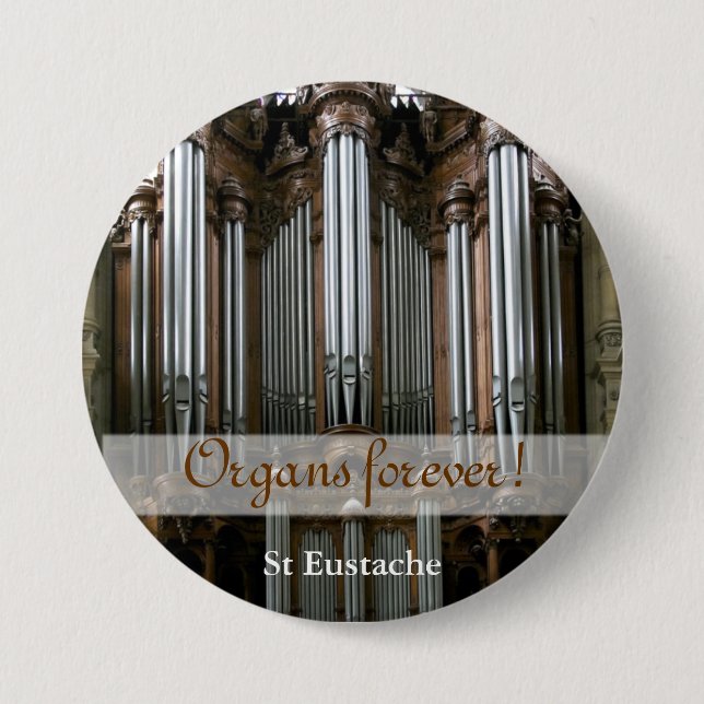 Orglar för evigt! St Eustache knapp (Framsida)