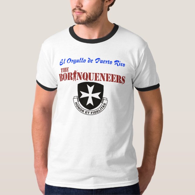 Orgullo de Puerto Rico T-tröja Tee Shirt (Framsida)