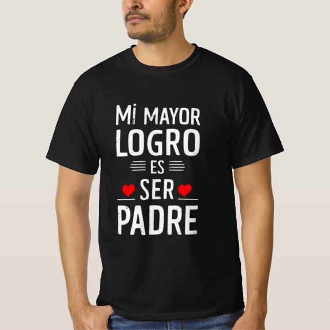 Orgullo de ser Padre T Shirt (Framsida)