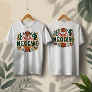 Orgullo Mexiicano Design, Hispanic Heritage Month T Shirt