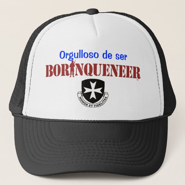 Orgulloso de ser Borinqueneer hatt Keps (Framsida)