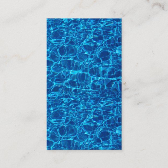 Örhängeskort från Blue Water Design Visitkort (Framsida)