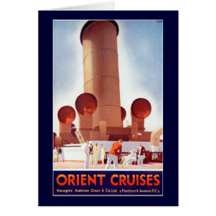 Orient Cruises Big Trnel Hälsningskort