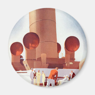 Orient Cruises Big Trnel Magnet