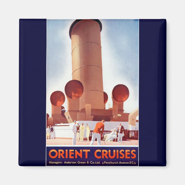 Orient Cruises Big Trnel Magnet (Framsidan)