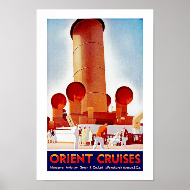 Orient Cruises Big Trnel Poster (Framsidan)