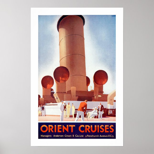 Orient Cruises Big Trnel Poster (Framsidan)