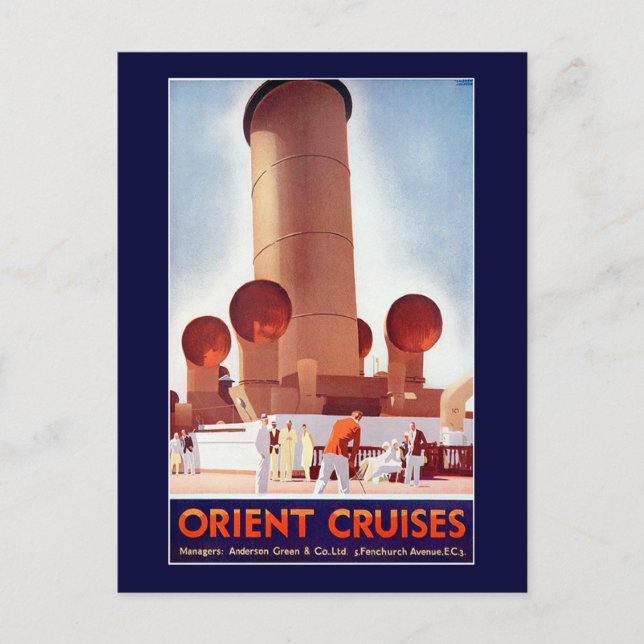Orient Cruises Big Trnel Vykort (Framsida)