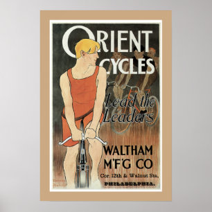 Orient cyklar affischen poster