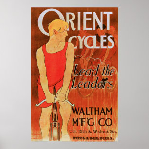 Orient cyklar - vintagecykelaffischen poster