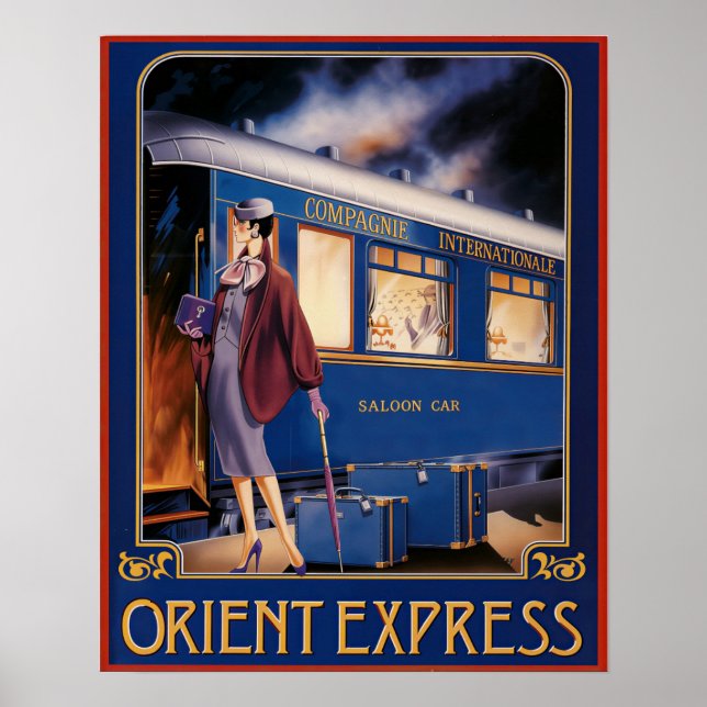 Orient Express-affisch Poster (Framsidan)