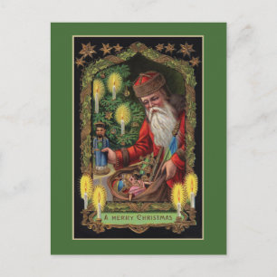 Orient Express Santa Postcard Helg Vykort
