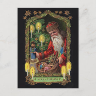 Orient Express Santa Postcard Helg Vykort