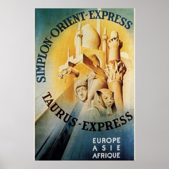 Orient Express Taurus Express Tåg Poster (Framsidan)