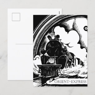 Orient Express Vintage resor och litteratur Helg Vykort