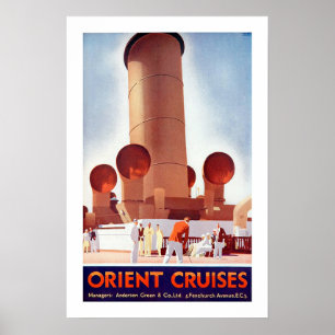 Orient kryssar omkring stort kanaliserar poster